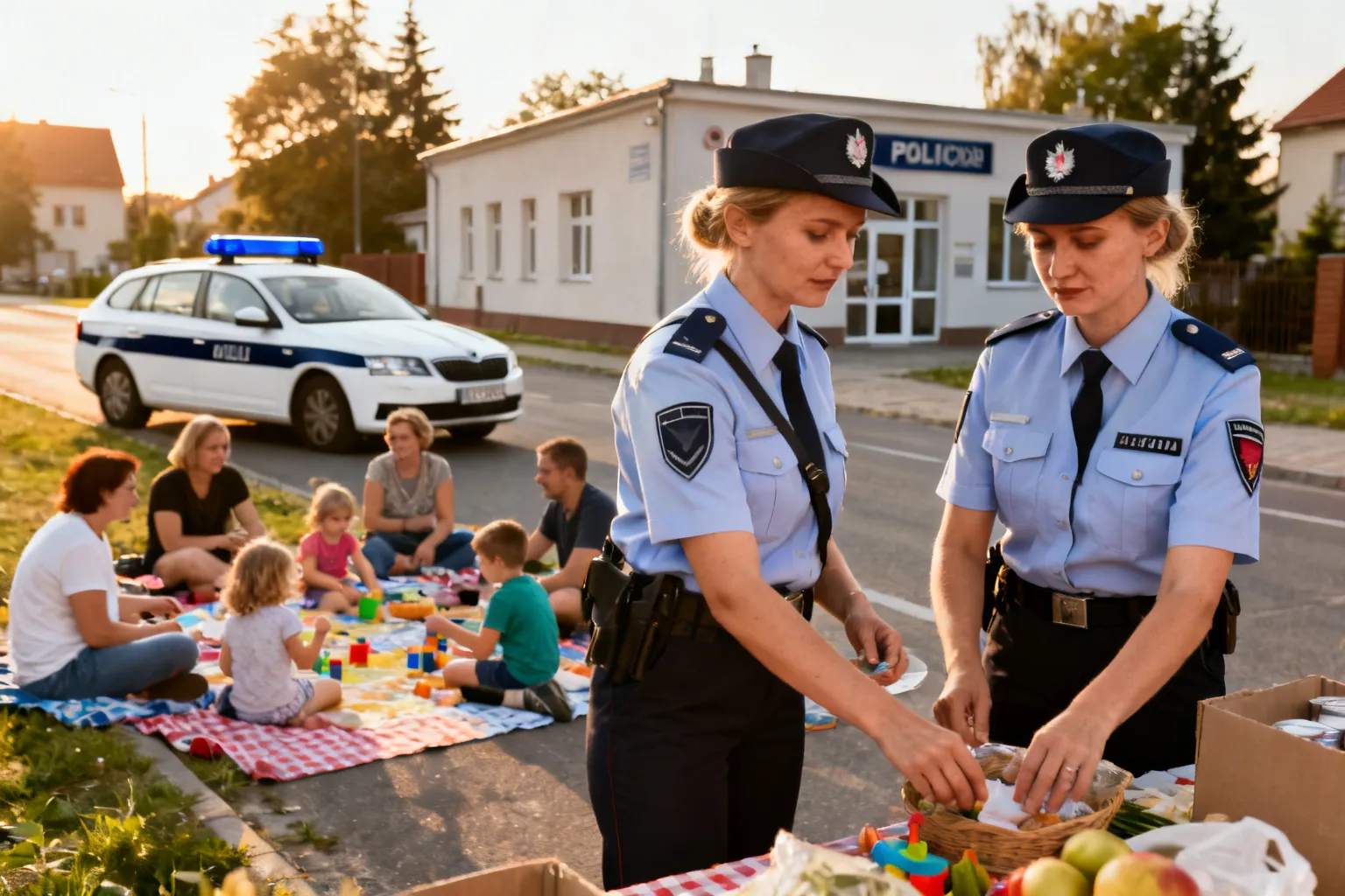 Policjantki z Komisariatu III wsparły piknik charytatywny dla Hani