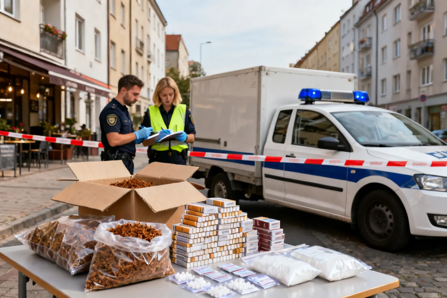 Akcja „Węzeł” w Małopolsce — kontrole przesyłek ujawniły narkotyki i nielegalny tytoń