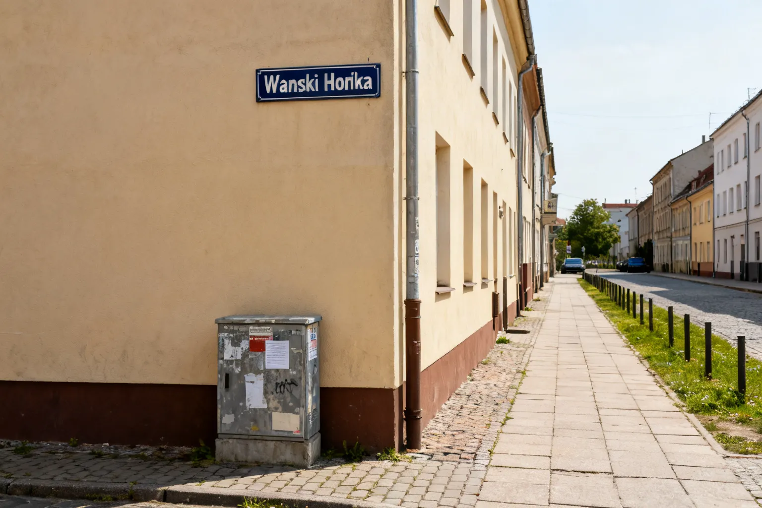 Wąski chodnik ul. Centralna w Czyżynach budzi obawy po wypadku na Solnej