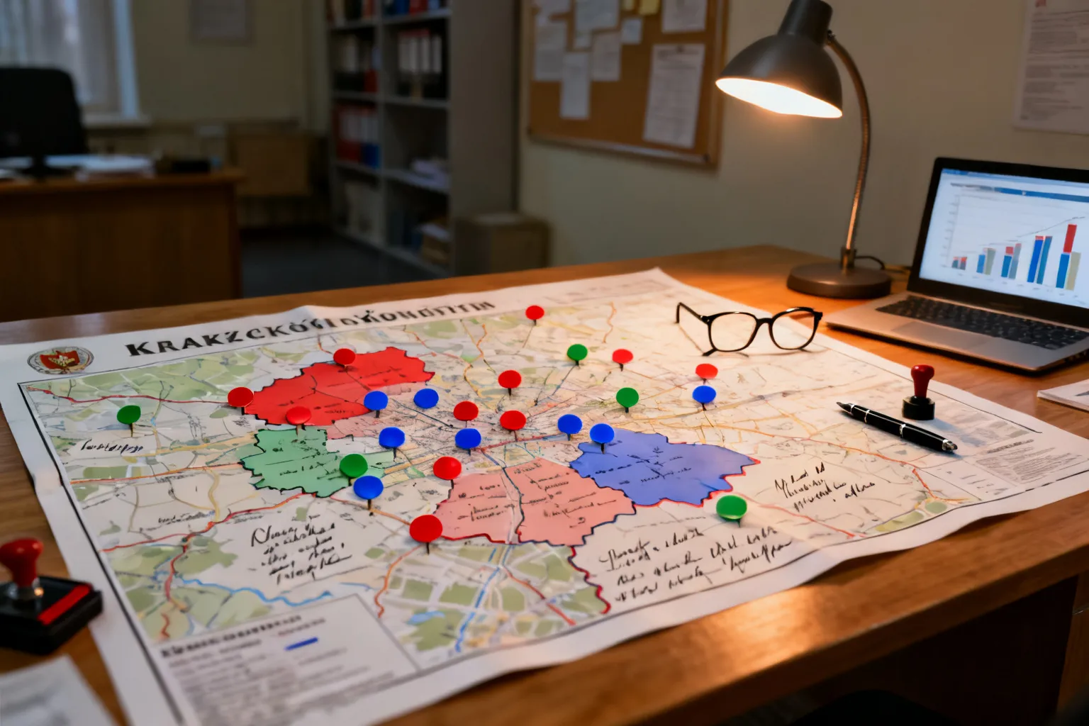 Mapa wyników wyborów w Krakowie 2026 — jak głosowały dzielnice i obwody