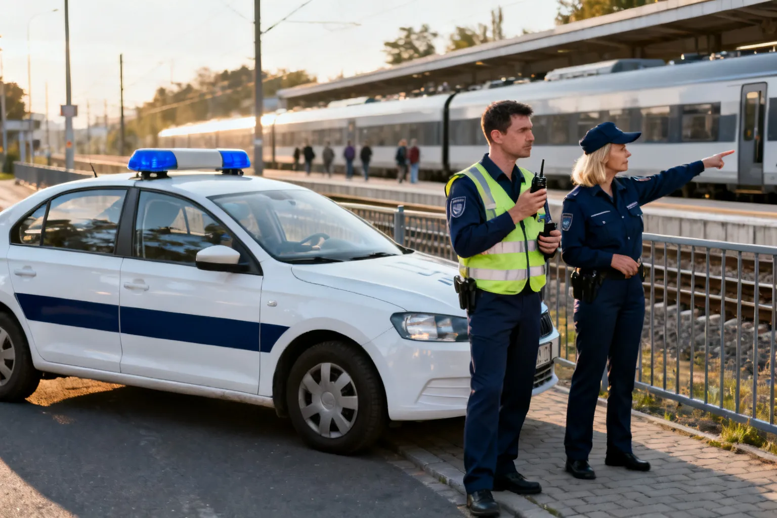 Krakowska policja kontrolowała bezpieczeństwo na kolei podczas Rail Action Week