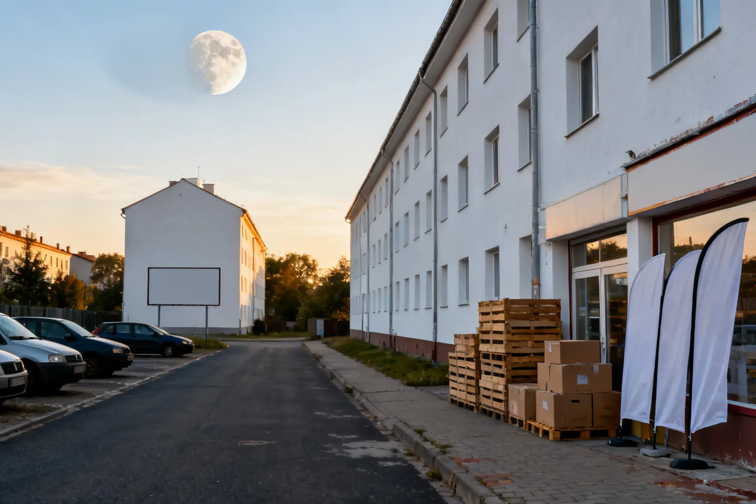 Częściowe zaćmienie Księżyca nad Krakowem rano 28 sierpnia