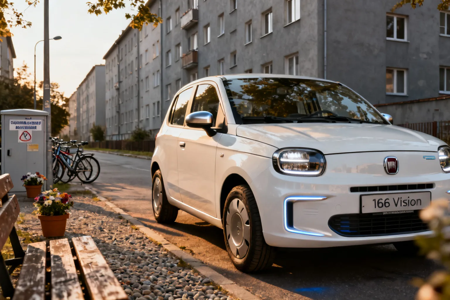 Fiat 126 Vision elektryczny — wizualizacje nowego Malucha