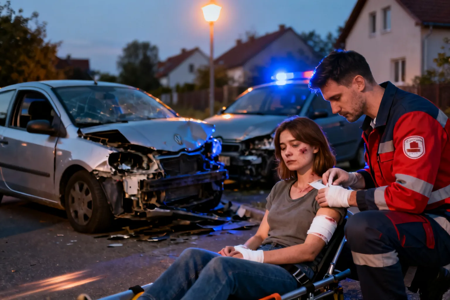 Zderzenie dwóch samochodów Aleksandrowice — jedna osoba poszkodowana i utrudnienia w ruchu