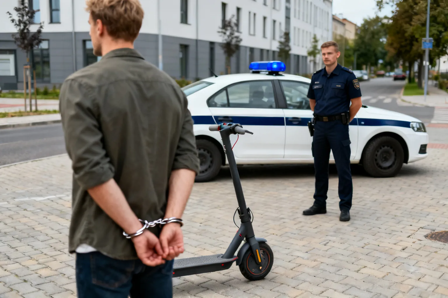 Kraków: zatrzymano podejrzanego o kradzież hulajnogi elektrycznej