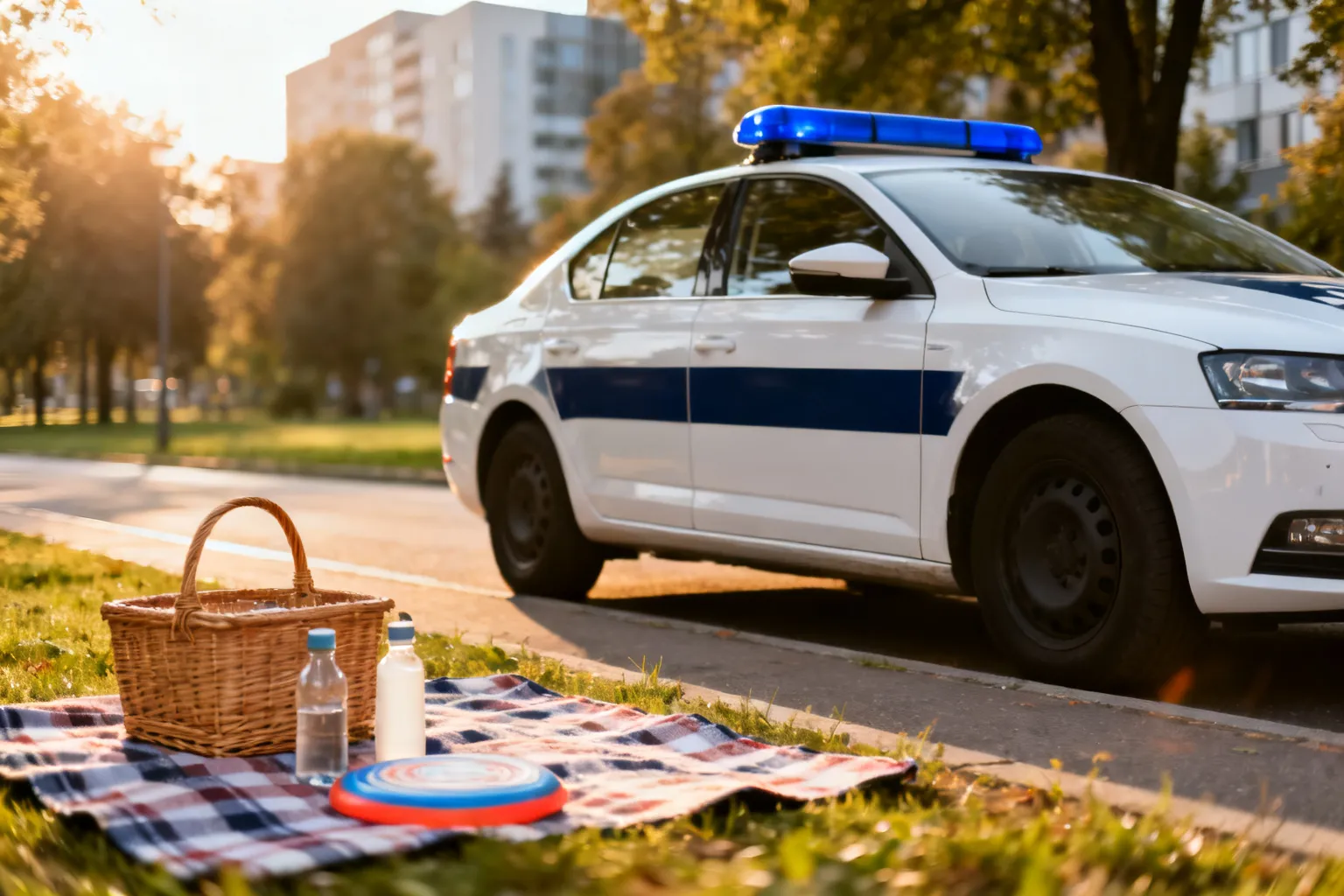 Policja w Krakowie promowała bezpieczeństwo na piknikach