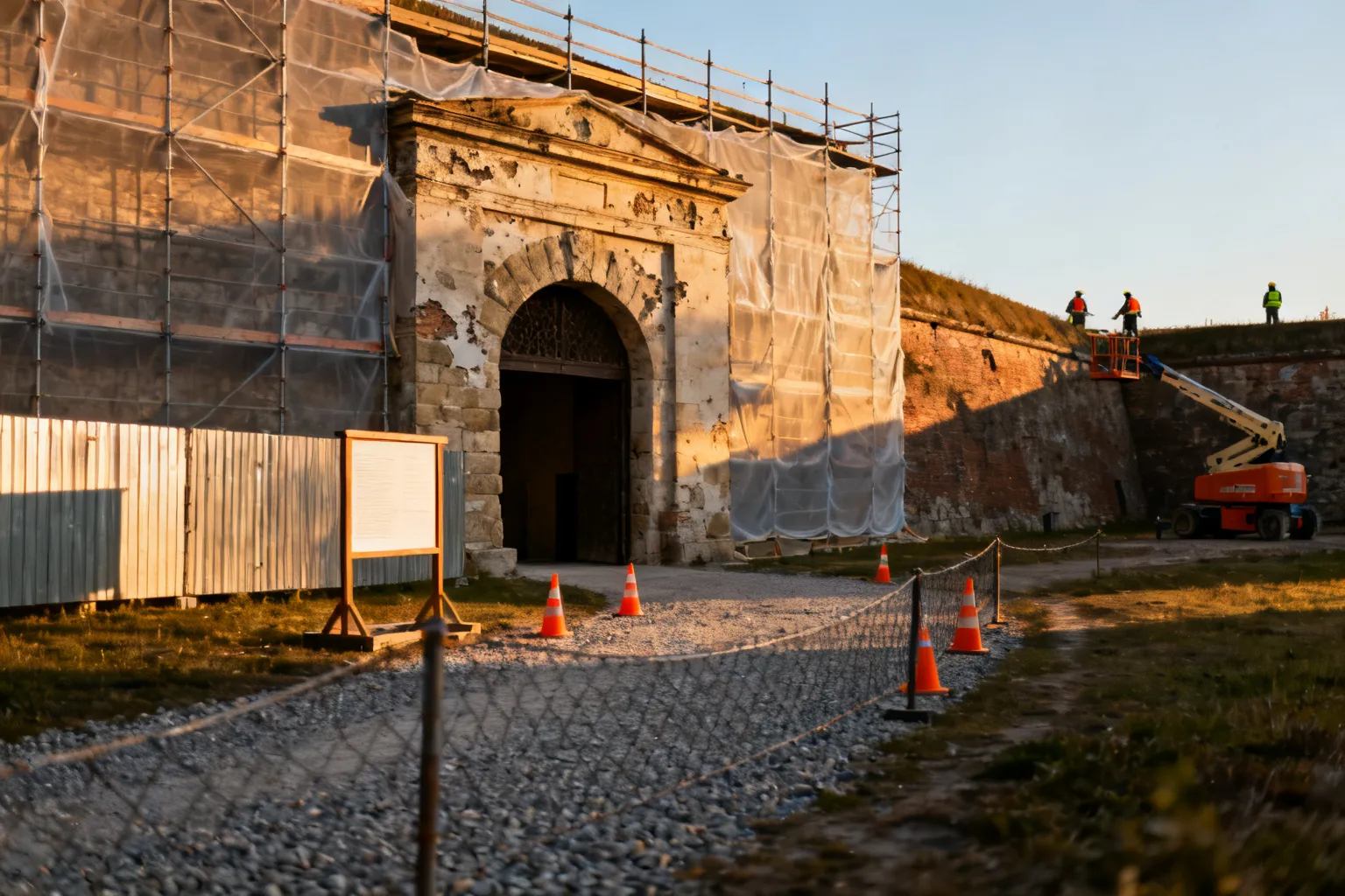 Fort Tonie w Krakowie: renowacja opóźniona, zwiedzanie ograniczone