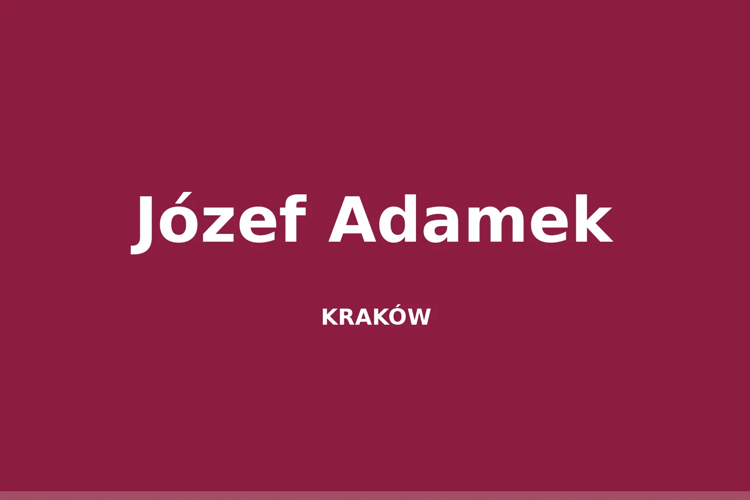 Józef Adamek (piłkarz)