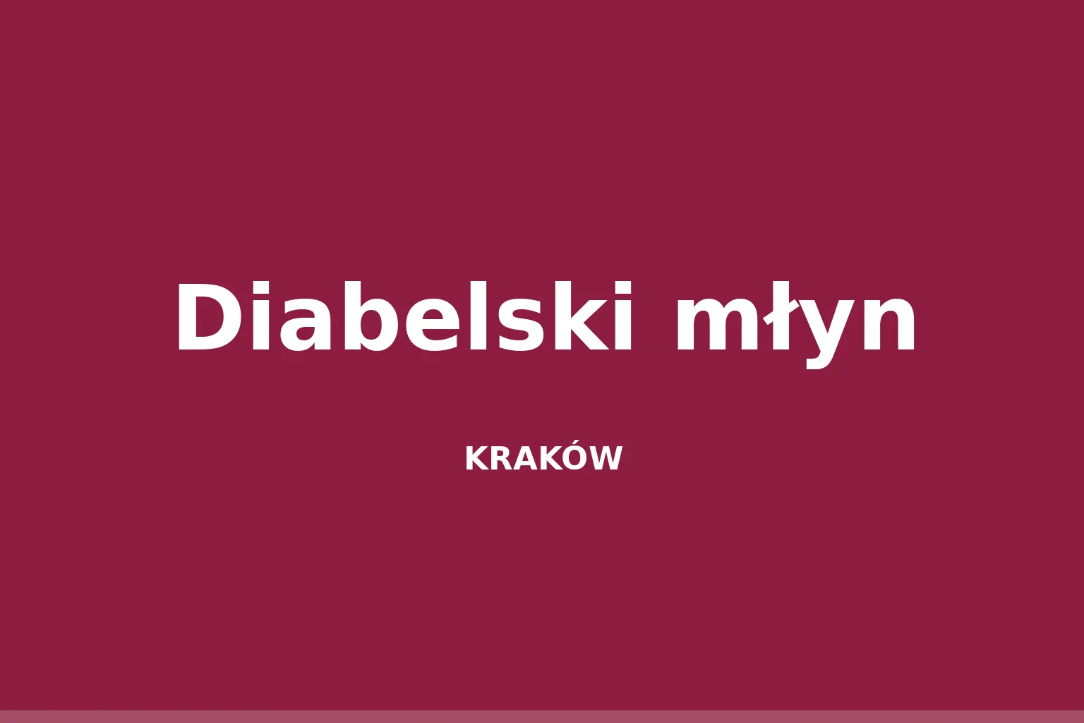 Diabelski młyn