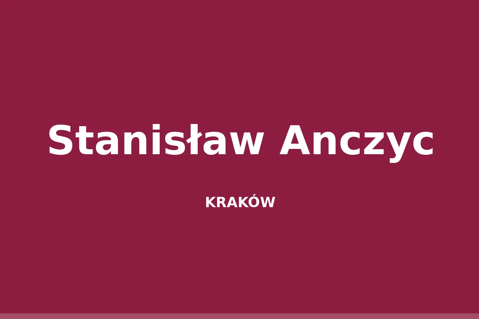 Stanisław Anczyc (zm. 1863)