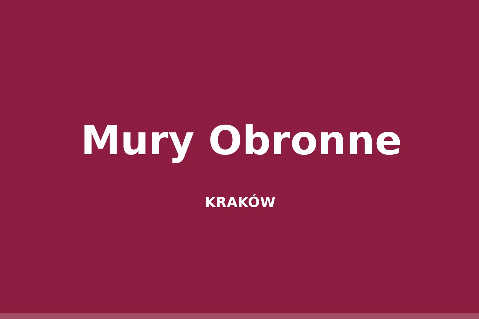 Mury Obronne