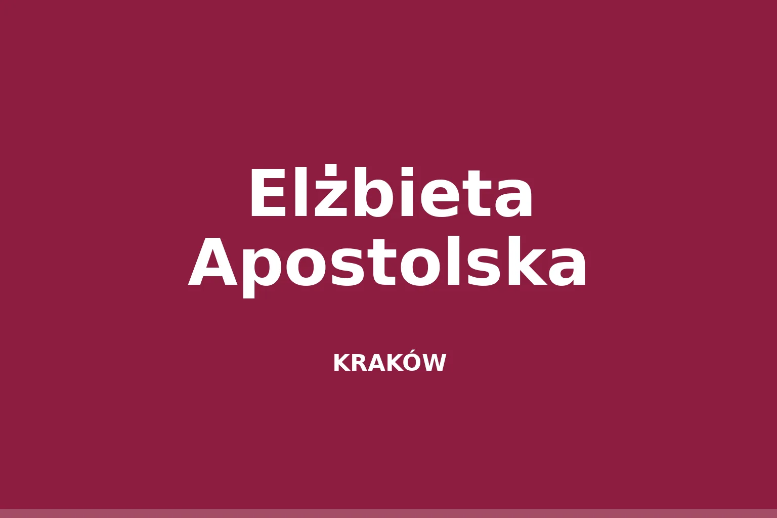 Elżbieta Apostolska