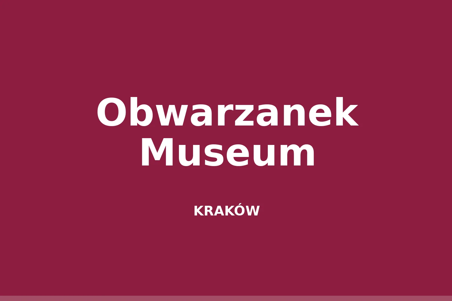 Obwarzanek Museum