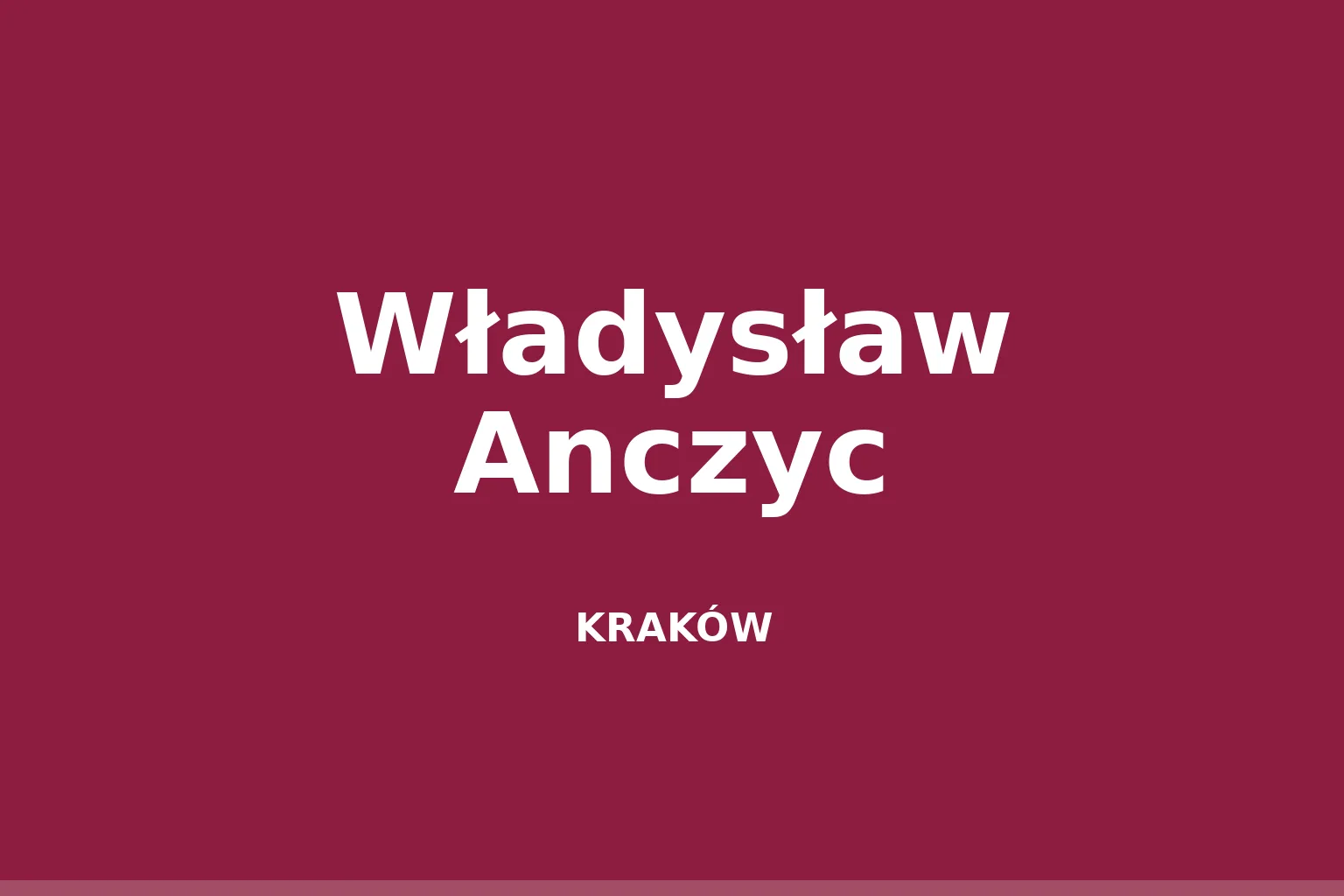 Władysław Anczyc